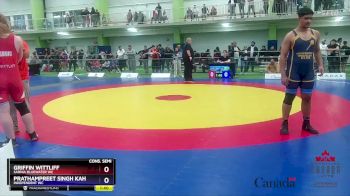 92kg Cons. Semi - Griffin Wittliff, Sarnia Bluewater WC vs Prathampreet Singh Kahlon, Independent WC