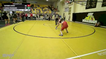 119 lbs Round Of 16 - Kayden Lowry, Grove vs Cason Frossard, Jay Junior High