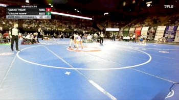 170 Class 1 lbs Semifinal - Caelyn Hanff, Wright City vs Alana Thelin, Pleasant Hill