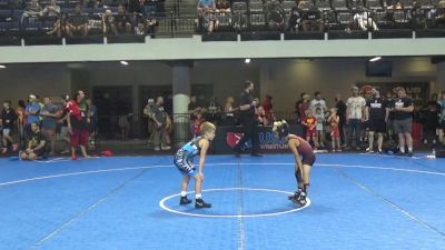 53 lbs Cons. Sub-semis - Lightning Whiterabbit, Coon Rapids Mat Bandits Wrestling Club vs Cayden Kelly, Contenders Wrestling Academy