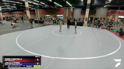 56 lbs Quarterfinal - Aiden Chinchilla, Rise Wrestling vs Lincoln Myers, Dead Shot Wrestling Club