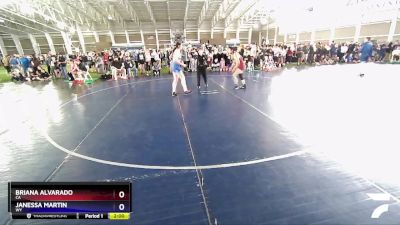 190 lbs Round 1 - Briana Alvarado, CA vs Janessa Martin, WY