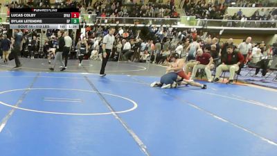 113 lbs Round Of 32 - Lucas Colby, Spaulding VT vs Dylan Letendre, Bristol-Plymouth