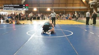215 lbs Quarterfinal - Victor Marks-jenkins, Punisher Wrestling Club vs Hudson Koch, Nevada Elite/mcqueen