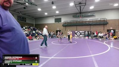 100 lbs Round 2 (6 Team) - Jaxson Osterman, Burns Junior High vs Chance Stothart, Herders