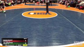 106 lbs Finals (8 Team) - Gavin Rockey, Wauconda vs Tim Sebastian, Geneseo