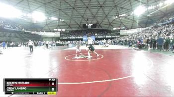 4A 106 lbs Quarterfinal - Crew Lambro, Tahoma vs Kolten McGuire, Bethel