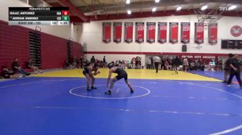 125 lbs 3rd Place Match - Adrian Jimenez, Cerritos College vs Isaac Antunez, Unattached