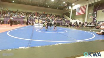 43 lbs Rr Rnd 2 - Gabriel Robertson, Chandler Takedown Club vs Finlee Bowman, Team Tulsa Wrestling Club