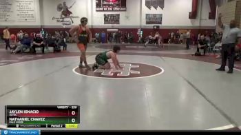 220 lbs Champ. Round 2 - Nathaniel Chavez, Palo Verde vs Jaylen Ignacio, Aztec