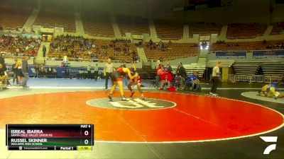 D4-175 lbs Champ. Round 1 - Isreal Ibarra, Santa Cruz Valley Union Hs vs Russel Skinner, Williams High School