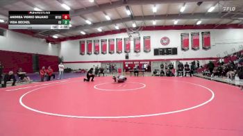 160 lbs Placement (4 Team) - Vida Beckel, Cerritos College vs Andrea Vidrio Majano, Mt. San Antonio College