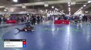74 kg Consi Of 16 #2 - Kolbi Caffey, Carbondale Wrestling Club vs Loranzo Rajaonarivelo, George Mason