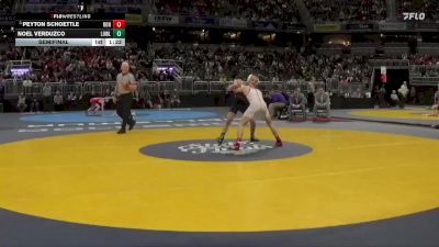 113 lbs Semifinal - Peyton Schoettle, Roncalli vs Noel Verduzco, Lowell