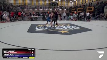 100 lbs Round 2 - Coy Mehlert, Immortal Athletics WC vs Trace Rial, Sebolt Wrestling Academy