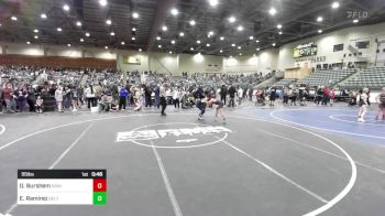 95 lbs Consi Of 8 #1 - David Burshem, Daniel Burshem vs Enzo Ramirez, Delta WC