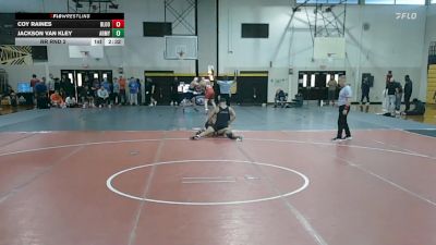 197Red lbs Rr Rnd 2 - Coy Raines, Bloomsburg vs Jackson Van Kley, Army West Point