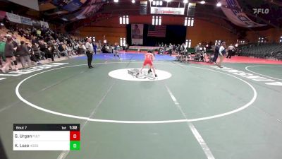 100PURPLE lbs Rr Rnd 1 - Genevieve Urgan, Fulton vs Khloe Lozo, Hoosick Falls