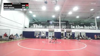 102 lbs Semifinal - Nate Kasak, Empire Wrestling Academy Black - HSC vs Brady Genard, Mat Assassins White - HSC