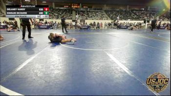 73 lbs 5th Place - Delaney Hardy, Nebraska Wrestling Academy vs Kinslee McGuire, ALL AMERICAN WRESTLING CLUB