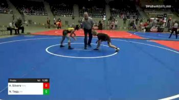 115 lbs Final - Hannah Silvers, Tahlequah vs Nevaeh Tagg, JAY HIGH SCHOOL