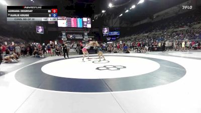 125 lbs Cons. Rd Of 32 - Adriana DeGroat, MA vs Karlie Kruse, IA