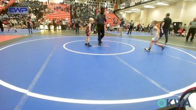 43-49 lbs Final - Wyatt Worth, Collinsville Cardinal Youth Wrestling vs Bryer Williams, Locust Grove Youth Wrestling