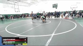 165 lbs Quarterfinal - Augustus Brown, LB Poly vs Cross Rodriguez, Calvary Chapel (SA)