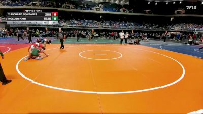 6A 175 lbs Cons. Round 2 - Richard Gonzales, Coppell vs Holden Hart, Conroe The Woodlands