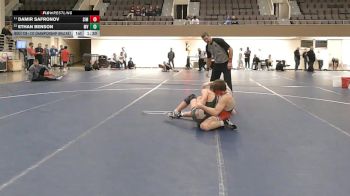 127 Championship Bracket Cons. Round 5 - Ethan Benson, Mounds View vs Damir Safronov, Simley
