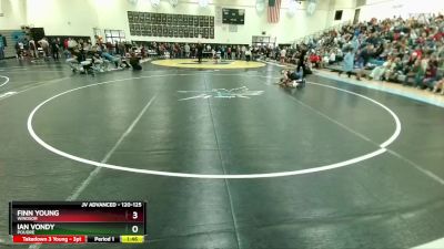 120-125 lbs Round 1 - Ian Vondy, Poudre vs Finn Young, Windsor