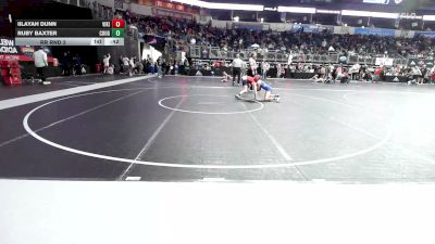 100 lbs Rr Rnd 3 - Iilayah Dunn, Viking WC vs Ruby Baxter, Cougar WC