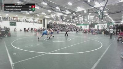 165 lbs Quarterfinal - Cooper Kirkham, Victory vs Landen McDowell, Greater Heights Wrestling