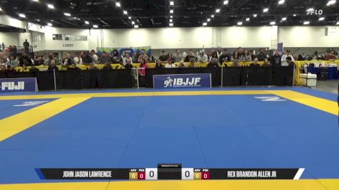 Rex Brandon Allen Jr vs John Jason Lawrence 2025 World IBJJF Jiu-Jitsu No-Gi Championship