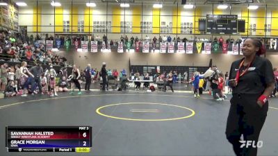 62 lbs Round 3 - Savannah Halsted, Sebolt Wrestling Academy vs Grace Morgan, Iowa