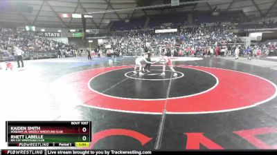 71 lbs Champ. Round 1 - Rhett LaBelle, Big Cat Wrestling Club vs Kaiden Smith, Hoquiam Jr. Grizzly Wrestling Club
