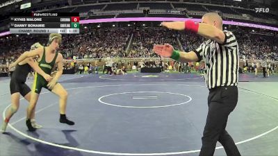 D3-215 lbs Champ. Round 1 - Kyhis Malone, Corunna vs Danny Bonamie, Grayling HS
