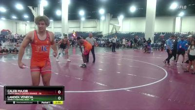 215 lbs Round 3 (10 Team) - Caleb Major, Youth Impact Center Orange vs Landen Venecia, Seneca Fighting Irish