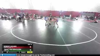 152 lbs Round 1 (4 Team) - Trent Van Den Elzen, Lena vs Robert Houser, Roncalli Blue