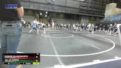 88 lbs Round 2 (10 Team) - Gunner Killingsworth, Kansas Warriors 1 vs Nolan Martin, Untouchables