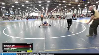 100 lbs Rd# 2 10:30am Friday - Adrian Rojas, Team Michigan vs Jeremy Cannedy, East Coast Elite