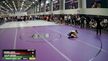 58 lbs Champ. Round 2 - Tatum Riksen, Randall Youth Wrestling Club vs Ryder Lentz, Texas Elite Wrestling Club