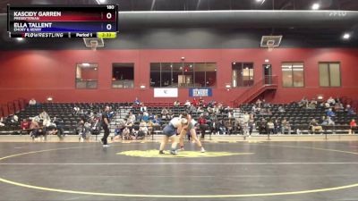 180 lbs Cons. Semi - Ella Tallent, Emory & Henry vs Kascidy Garren, Presbyterian