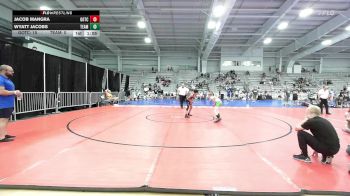 90 lbs Rr Rnd 3 - Jacob Mangra, Team Gotcha vs Wyatt Jacobs, Team RJN Green