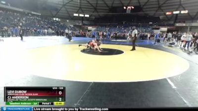 125 lbs Cons. Round 4 - Levi Dubow, Wrestling Club Tacoma Slam vs Cj Anderson, Enumclaw Yellow Jackets Wrestling Club