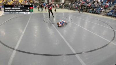 40 lbs Cons. Round 4 - George Klinkhammer, Hot Springs Youth Wrestling vs Kamden Anderson, Nebraska Elite