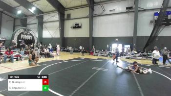 73 lbs 5th Place - Ryu Dunlap, Independent vs Santana Segura, SelahFlo Vikings