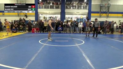 152 lbs Consy 3 - Jason Walker, University-WV vs Blake Fry, Montoursville