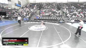 4A 100 lbs Cons. Round 2 - Maylie England, Stansbury vs Kennedy Loveland, Bear River