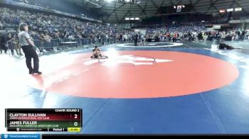108 lbs Champ. Round 2 - Clayton Sullivan, Askeo International Mat Club vs James Fuller, Anacortes Hawkeyes Wrestling Club